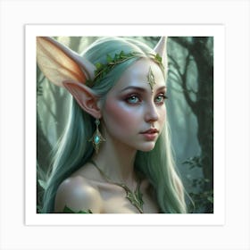 Elf Girl 2 Art Print