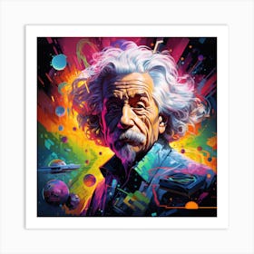 Albert Einstein 11 Art Print