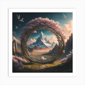 Ring Of Blossoms Art Print