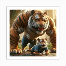 Tiger Cub Art Print