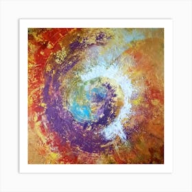 A fiery whirlwind of change Art Print