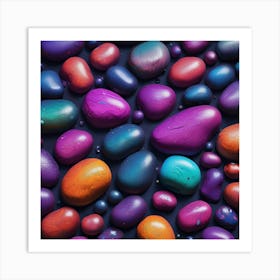 Colorful Rocks Art Print