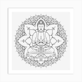 Meditation Mandala 08 Art Print