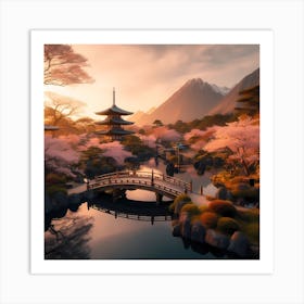 Asian Landscape 1 Art Print