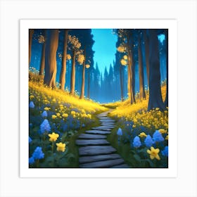 Magical Forest Art Print