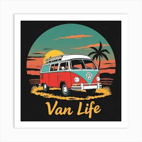 Van Life Art Print