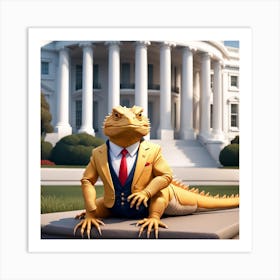 President Dragon 1 Art Print