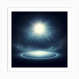 Bright Light In The Dark Art Print