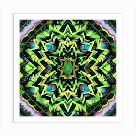 Psychedelic Mandala 26 Art Print