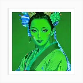 Japan Geisha Visual 23 Art Print