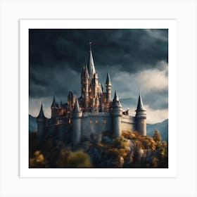 Castle - Castle Stock Videos & Royalty-Free Footage 1 Art Print