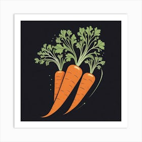 Carrots 43 Art Print