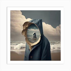 Scenic Face 3 Art Print