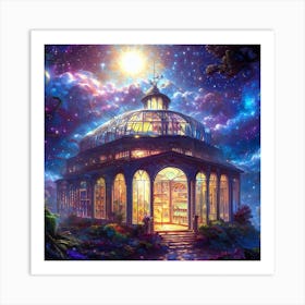 Cosmic Worlds III Art Print