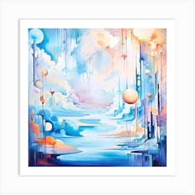 Abstract Painting 19 Art Print