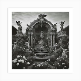 Garden In France Art Print