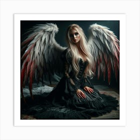 Angel With Wings 2 Art Print