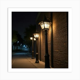  Unique Design Art Street Light 3 Art Print