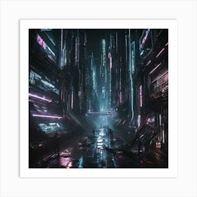 Futuristic City 2 Art Print