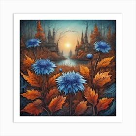 Dream Of Flowers Art Print