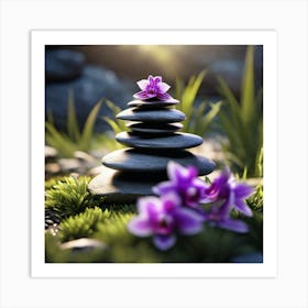 Zen Garden 1 Art Print