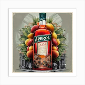 A Stunning Illustration Of A Giant Aperol Bottle W Zgrefeklqwqkiwrb Ov60a 4jhf4ls3qbynowlmwu8qhw Art Print