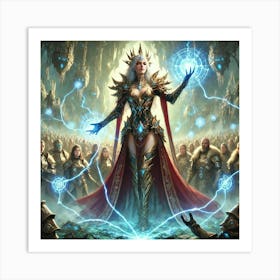 Queen Sorath Mantleborn Dominion Art Print