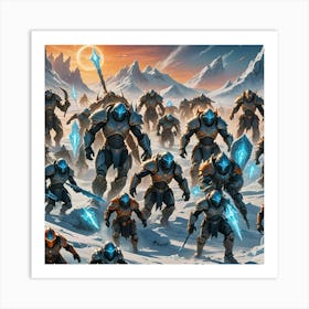 Alien Warriors II Art Print