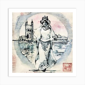 Islamic Woman Art Print