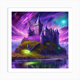 Cosmic Castle Art Print