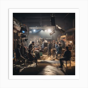 Film Set Art Print