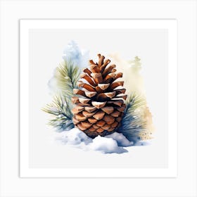 Pine Cone Art Print