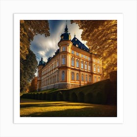 Castle In The Autumn 1 Art Print