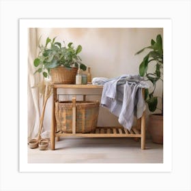 Laundry Day Art Print Laundry Basket 12 Art Print