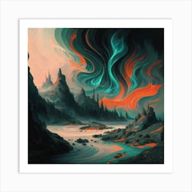 Ethereal Landscape Art Print