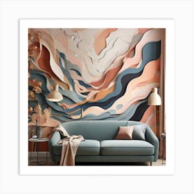 Abstract Wall Mural Art Print