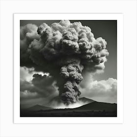 Black Smoke 1 Art Print