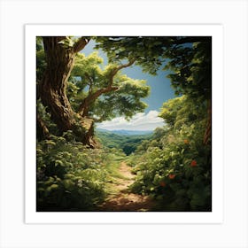 Path In The Forest Art Print