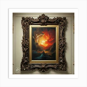 Of A Volcano Art Print