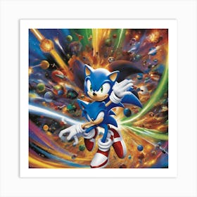 Sonic The Hedgehog 93 Art Print