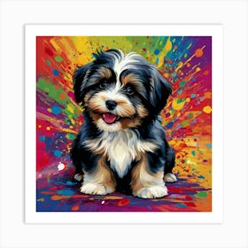 Havanese Puppy 1 Art Print