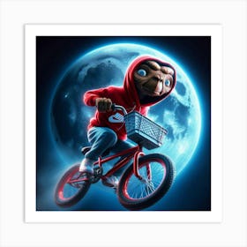 E.T In Nike Art Print