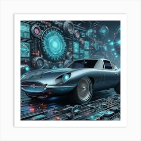 Futuristic Car 2 Art Print