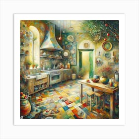 Kitchen Painting Art Print