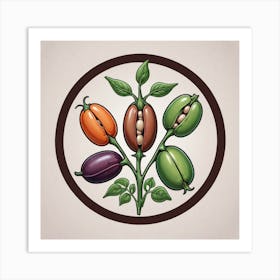 Legumes As A Logo (11) Art Print