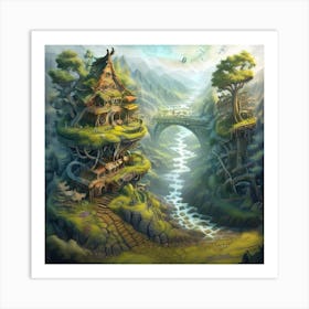 Fairytale House 1 Art Print