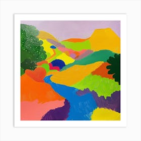 Abstract Travel Collection Saint Vincent And The Grenadines 3 Art Print