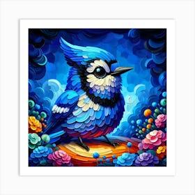 Blue Jay 4 Art Print