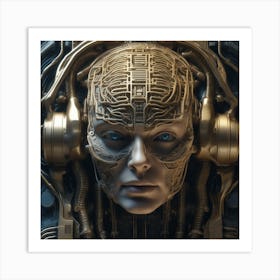 Cyborg Woman 107 Art Print