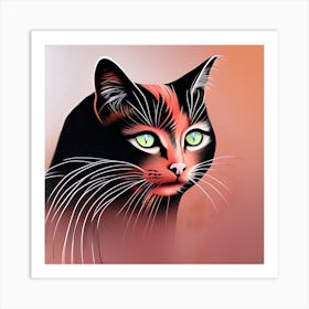 Beautiful Cat 2 Art Print